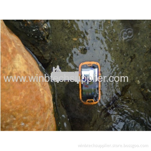 Original Runbo X5 Ip67 Dustproof Waterproof Rugged Outdoor Cellphone 4.3" Dual Sim Mtk6589 With Walkie Talkie 